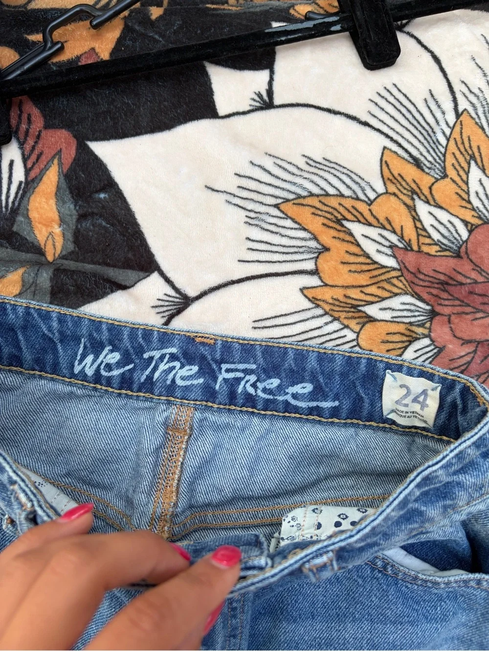 Free People Bailey Denim Mini Skirt
